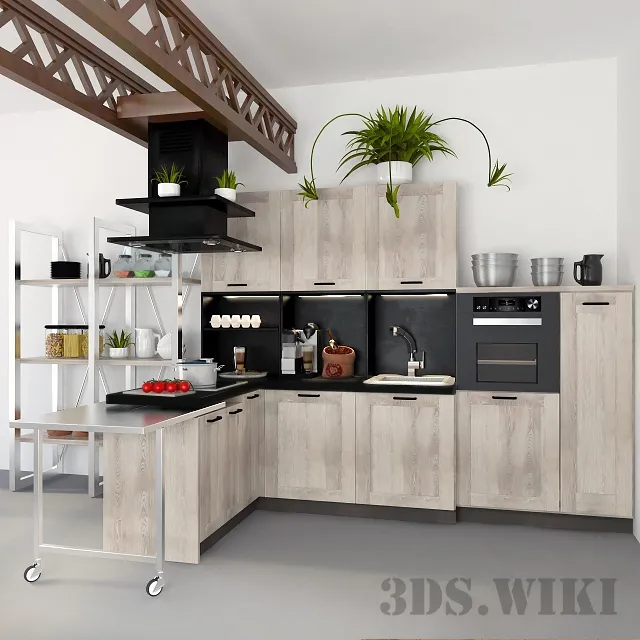 kitchen – Stosa City Kitchen 3D Model