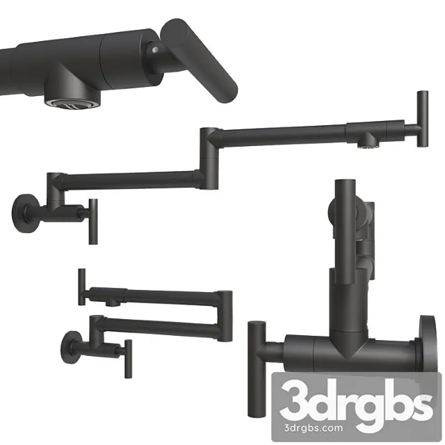 Kitchen Stove Faucet 2 3D Model Download