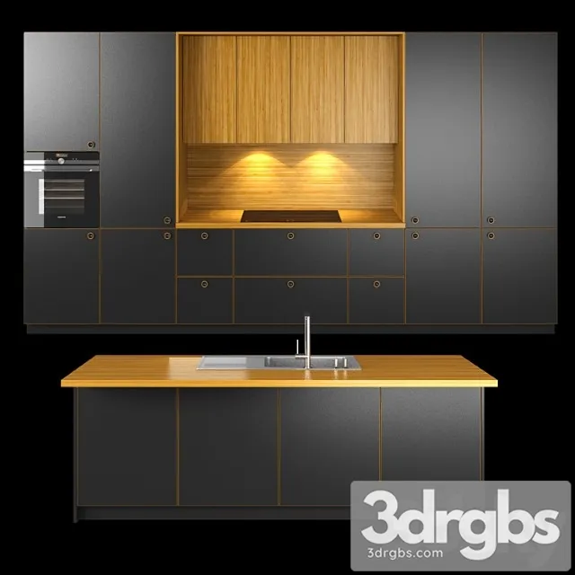 Kitchen strato matt 3D Model Download
