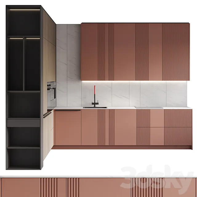 Kitchen Suntory-M Mr.Doors 3D Model