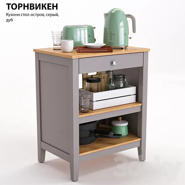 Kitchen table IKEA TORNVIKEN 3DModel Kitchen table IKEA TORNVIKEN 3DModel