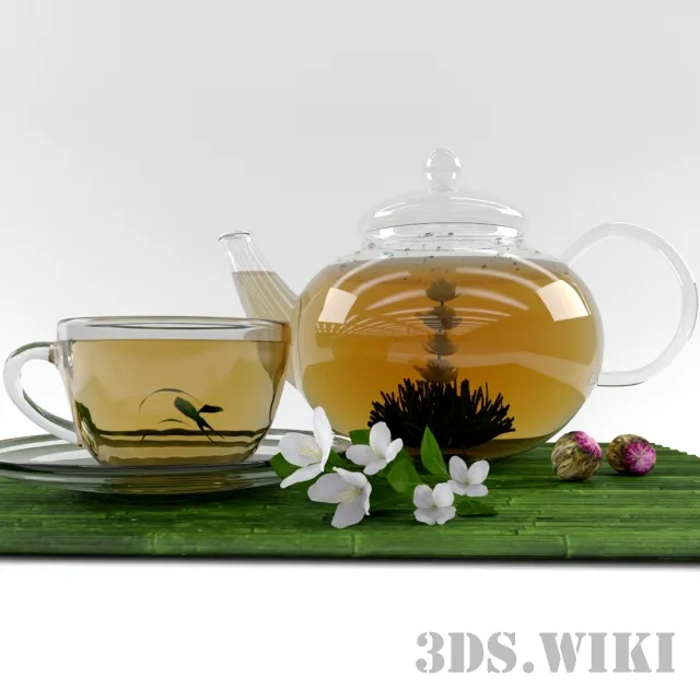 kitchen – Tea set 3D Model
