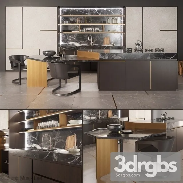 Kitchen TM Italia Petra 3D Model Download