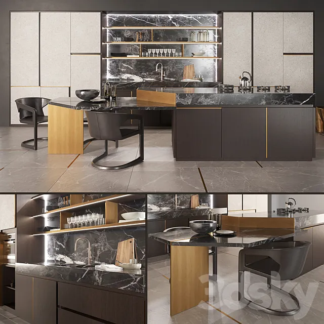 Kitchen TM Italia Petra 3DModel