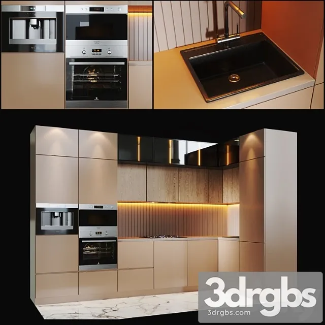 Kitchen V34 3D Model Download