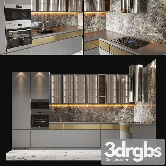 Kitchen V37 3D Model Download
