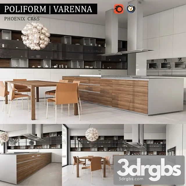 Kitchen Varenna Phoenix 3D Model Download