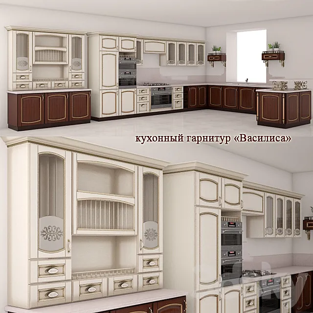 Kitchen “Vasilisa” rumebel.ru 3D Model