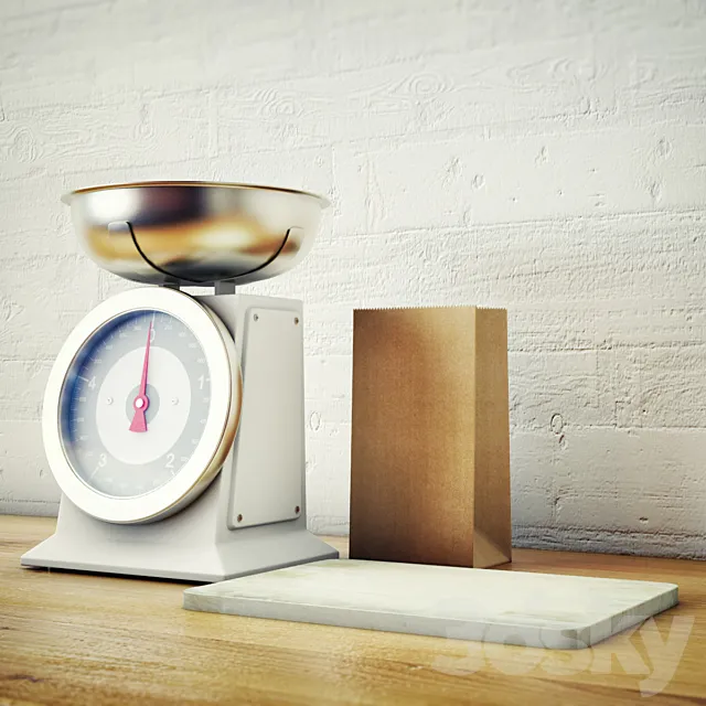 kitchen weight 3D Model