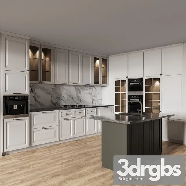 Kitchen018 1 3D Model Download