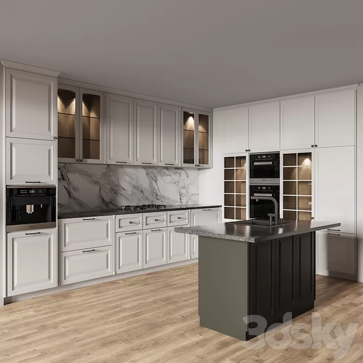 Kitchen018 3D Model Free Download