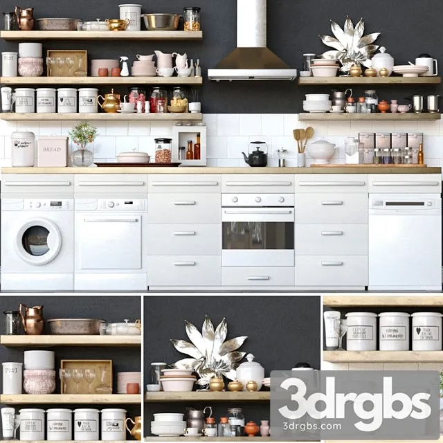 Kitchen_1 3D Model Download