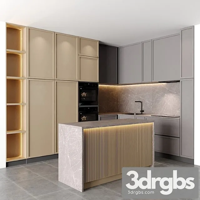 Kitchen_1_3 3D Model Download