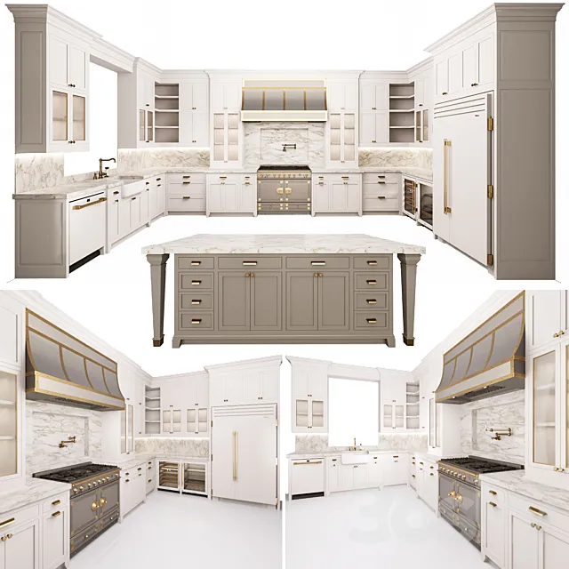 Kitchen_2 3D Model Kitchen_2 3D Model