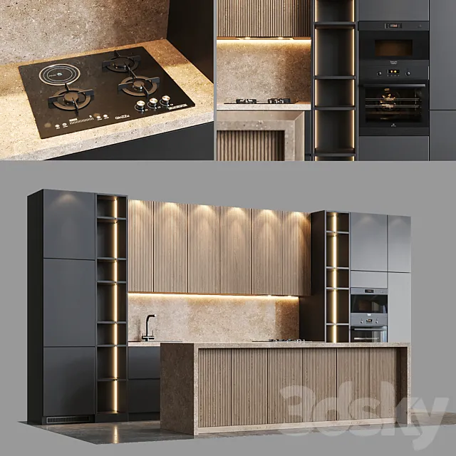 Kitchen_44 3D Model
