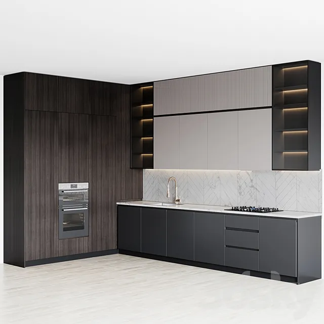 kitchen_modern116 3D Model kitchen_modern116 3D Model