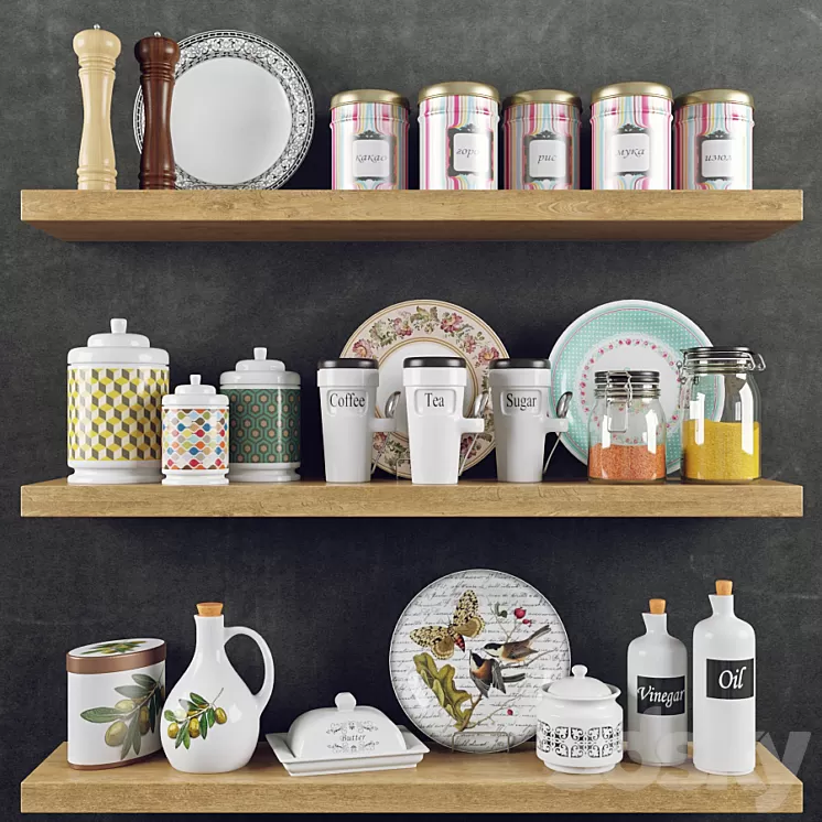 Kitchen_set2 3D Model