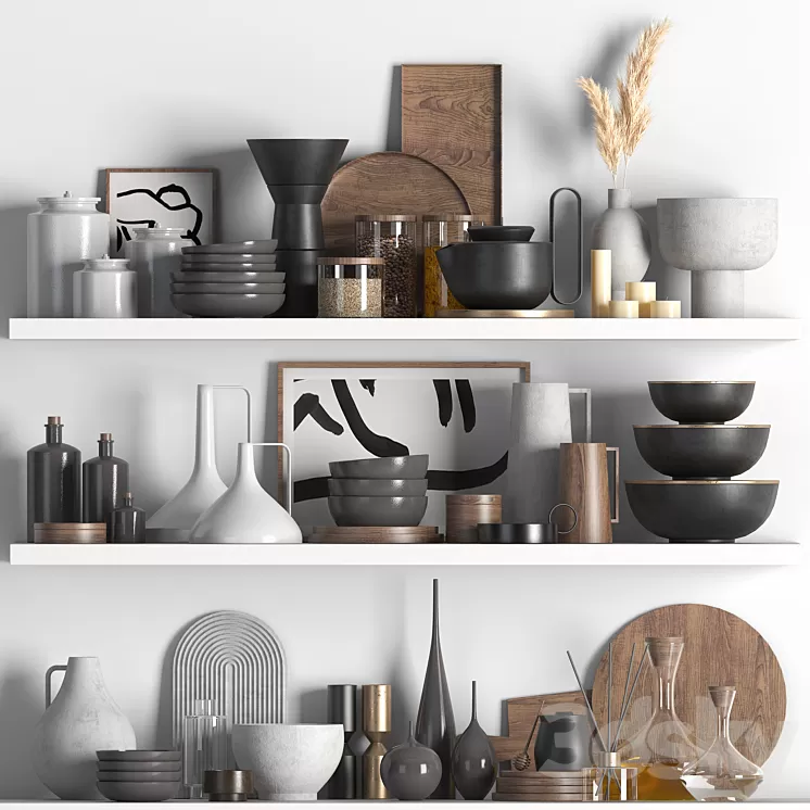 kitchen_set_01 3D Model kitchen_set_01 3D Model