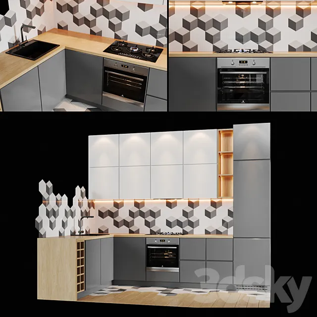 Kitchen_v23 3D Model