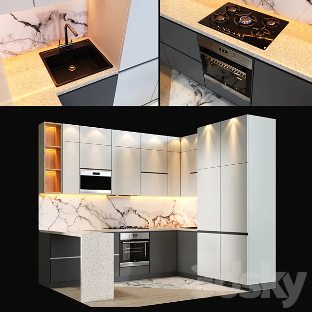 Kitchen_v26 3D Model