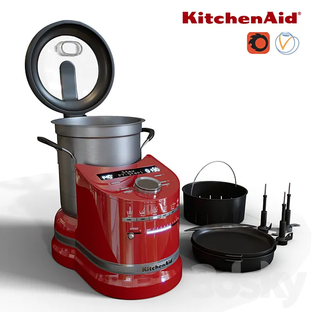 KitchenAid Artisan Kitchen Processor 3D Model
