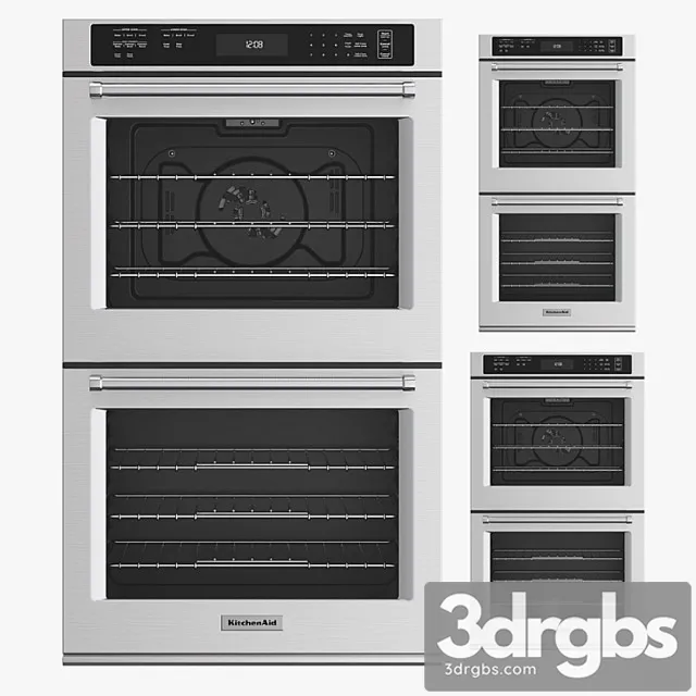 Kitchenaid Double Wall Ovens 3D Model Download