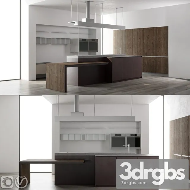 Kitchens Ernestomeda Icon 3D Model Download