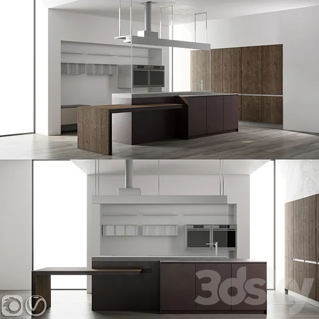 Kitchens Ernestomeda Icon. 3D Model