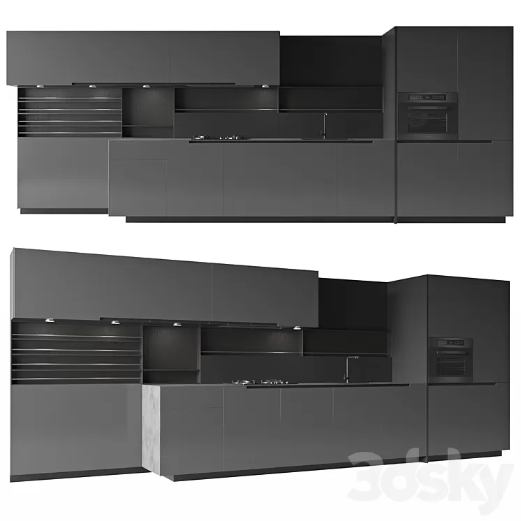 Kitchens PHOENIX 3D Model Kitchens PHOENIX 3D Model