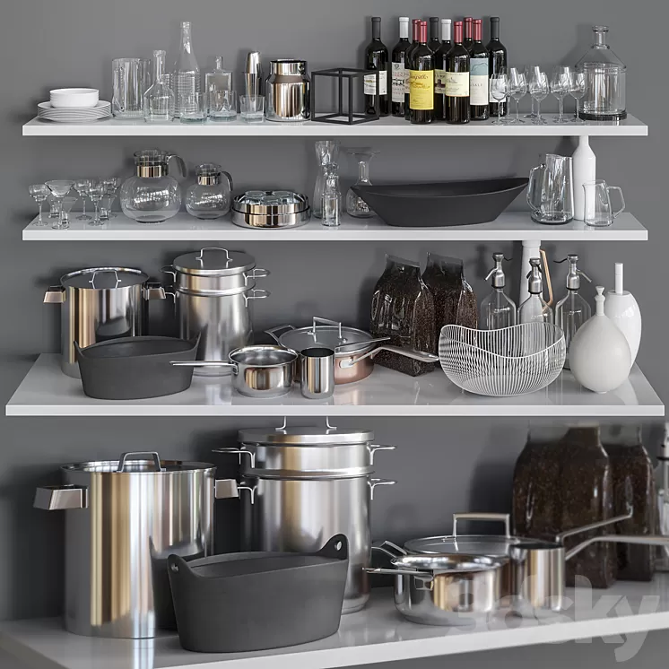 Kitchenware 002 3D Model