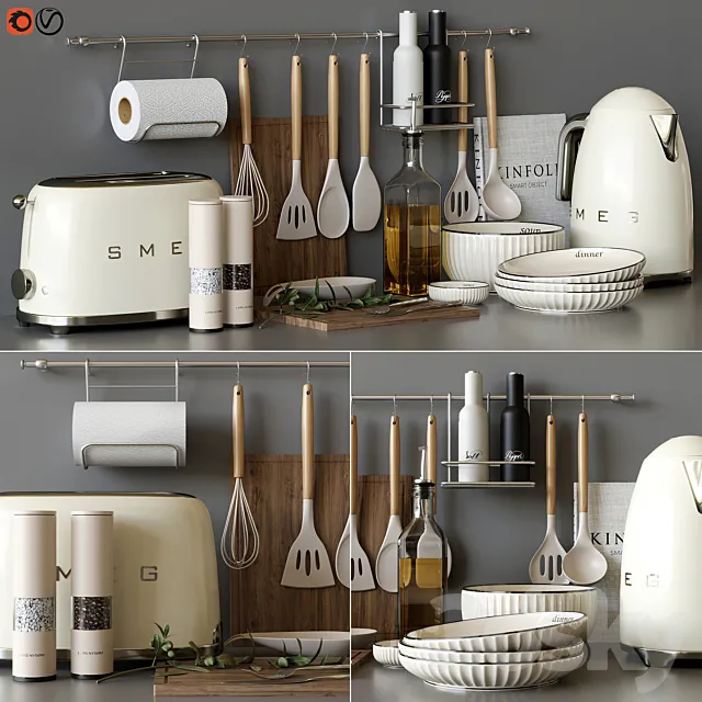 Kitchenware 3D Model Kitchenware 3D Model