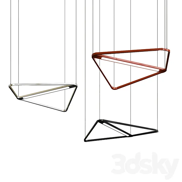 KITE NAKED Pendant light 3D Model