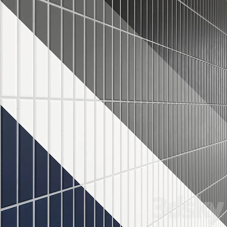 Kitkat wall tile 3D Model Free Download