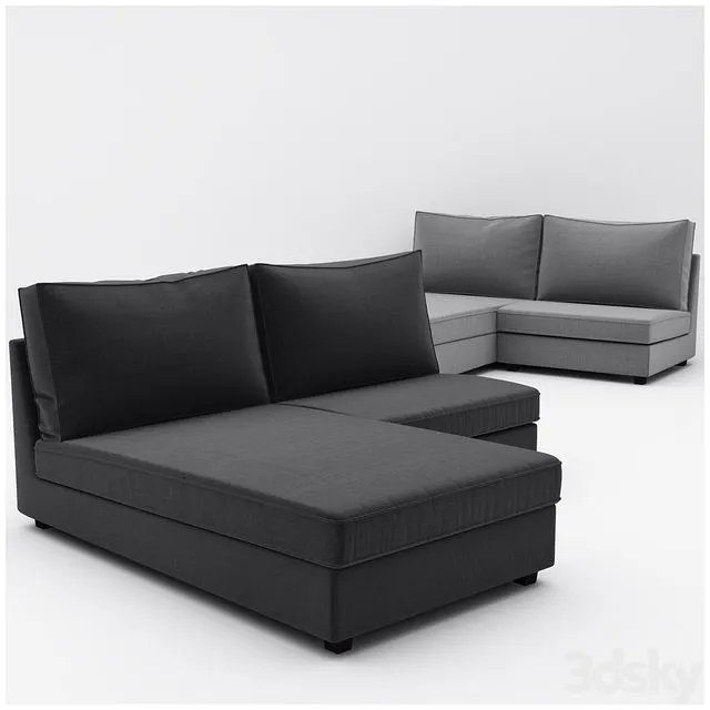 KIVIK IKEA 6 3D Model KIVIK IKEA 6 3D Model