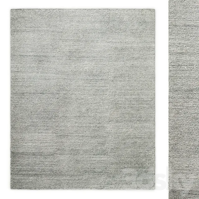 Kiza Performance Hand-Knotted Rug Restoration Hardware 3D Model Kiza Performance Hand-Knotted Rug Restoration Hardware 3D Model