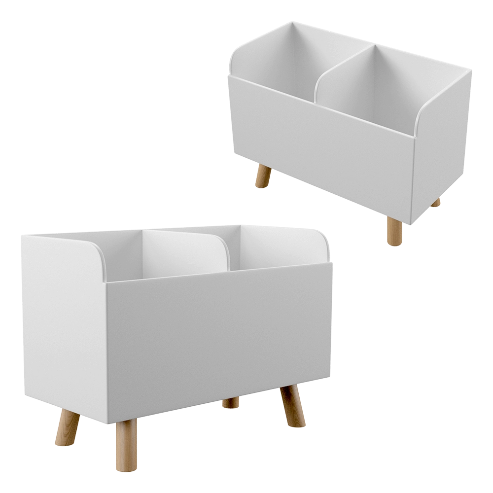 KKhome – Shelf with legs for books 3D Model