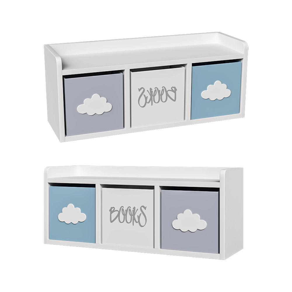 KKhome – Shelving-couch 3D Model