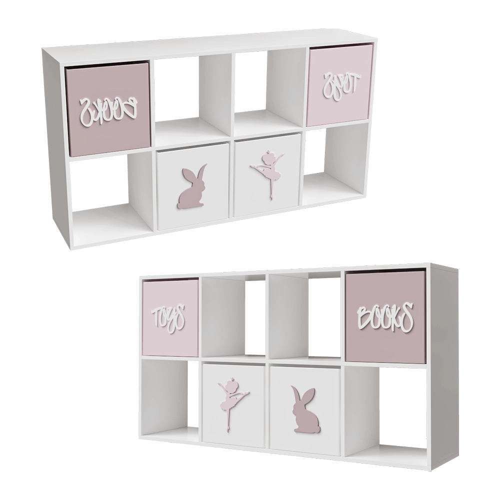 KKhome – Toy rack with drawers 3 3D Model