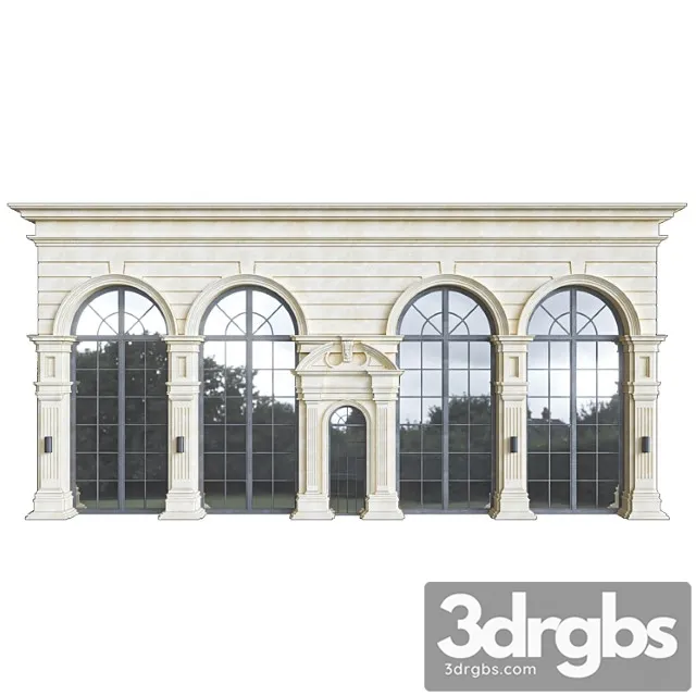 Klassicheskii Element Fasada 1 3D Model Download Klassicheskii Element Fasada 1 3D Model Download