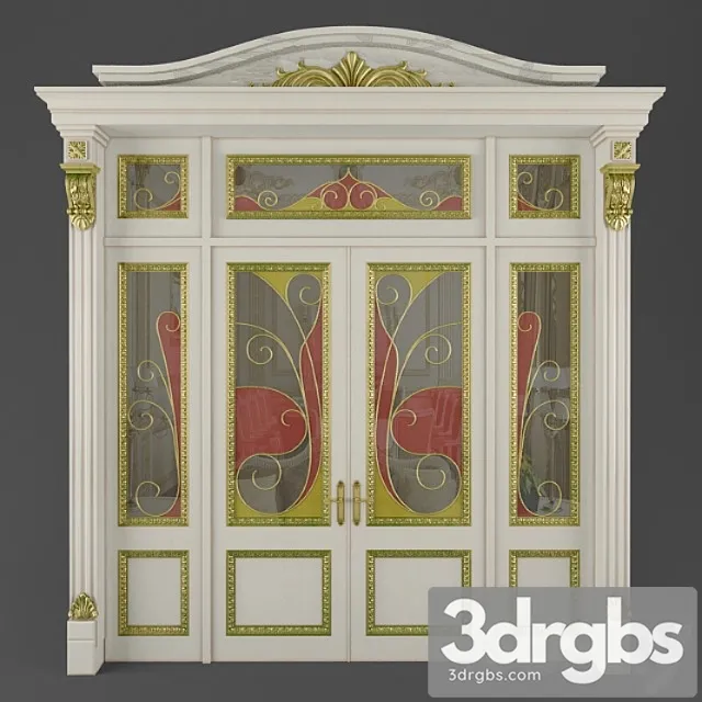 Klassichieskaia Door 13 3D Model Download
