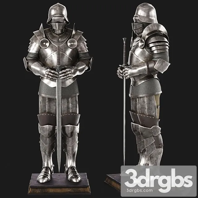 Knight armour 3D Model Download