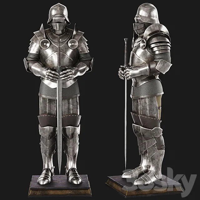 Knight armour 3DModel Knight armour 3DModel