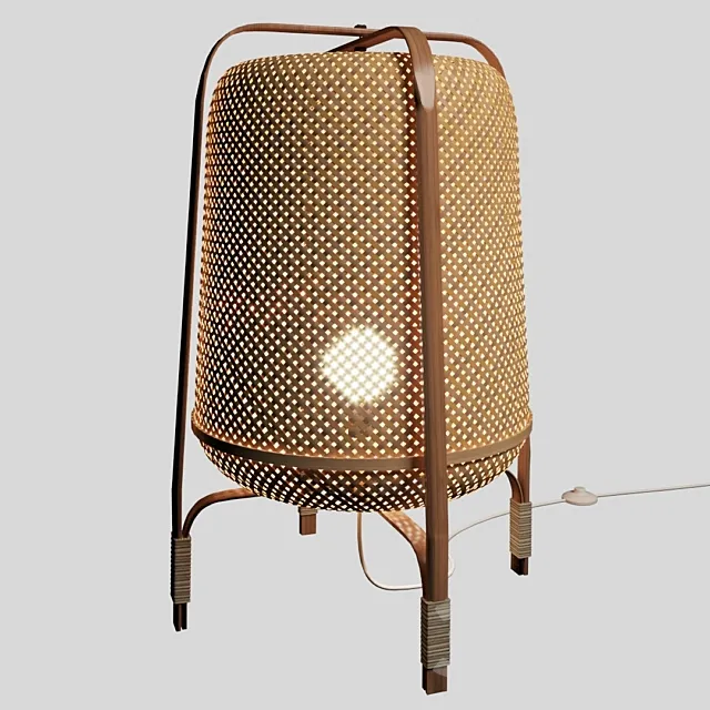 KNIKSHULT Floor lamp. bamboo 3DModel KNIKSHULT Floor lamp. bamboo 3DModel