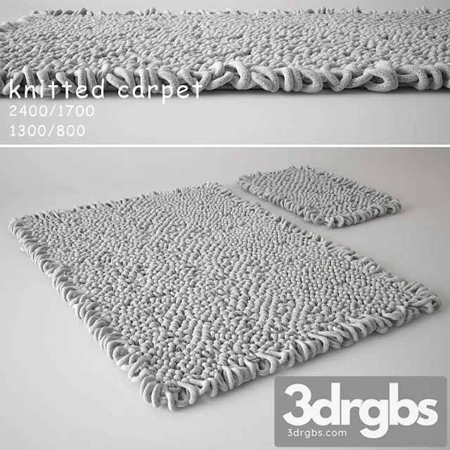 Knitted Carpet 05 3D Model Download