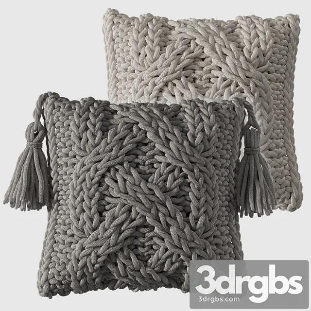 Knitted Pillows 3D Model Download Knitted Pillows 3D Model Download