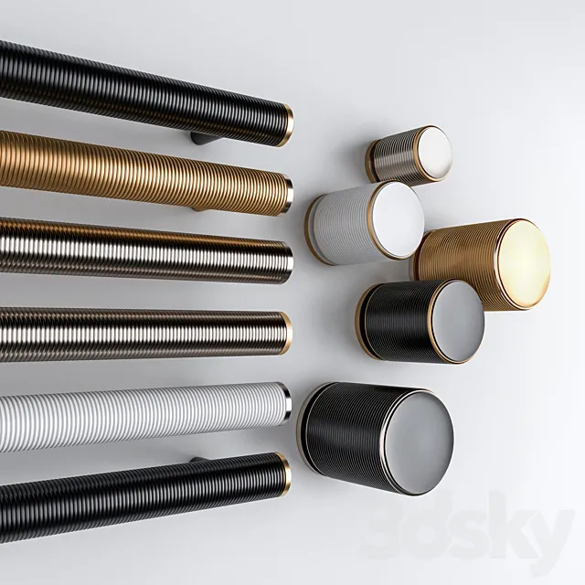 Knob House N8 Pen Set 3D Model Knob House N8 Pen Set 3D Model