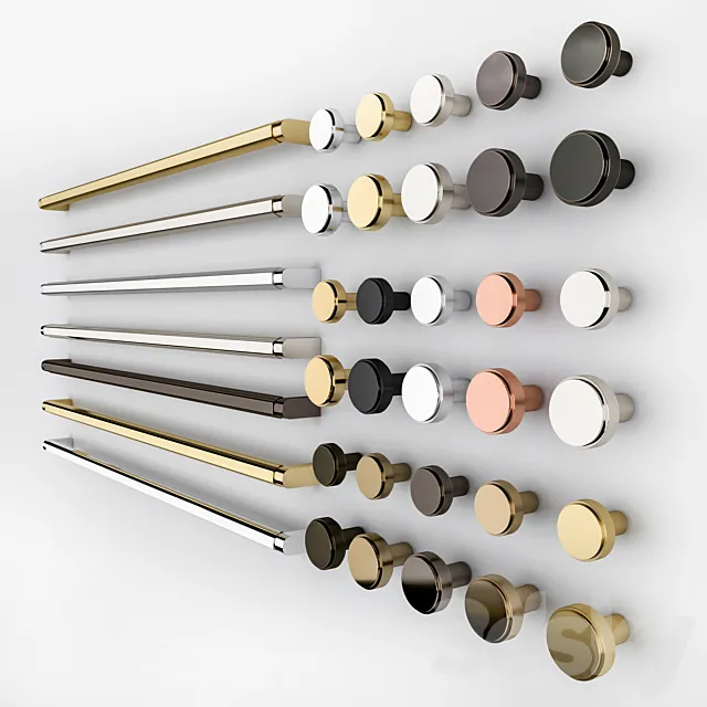 Knob House R3 Pen Set 3DModel Knob House R3 Pen Set 3DModel