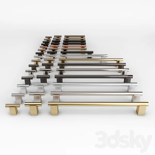 Knob House R8 Pen Set 3DModel Knob House R8 Pen Set 3DModel