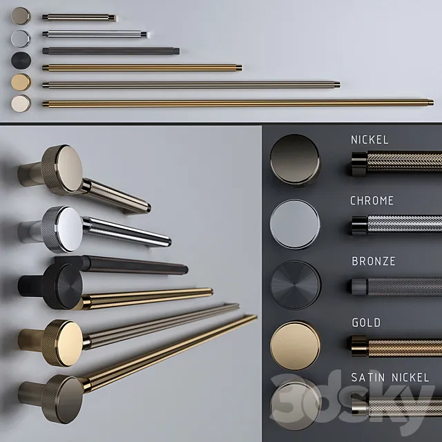 Knob set R1 KNOB HOUSE 3DModel Knob set R1 KNOB HOUSE 3DModel