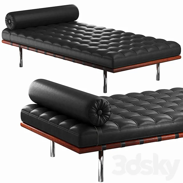 KNOLL BARCELONA day bed 3D Model KNOLL BARCELONA day bed 3D Model